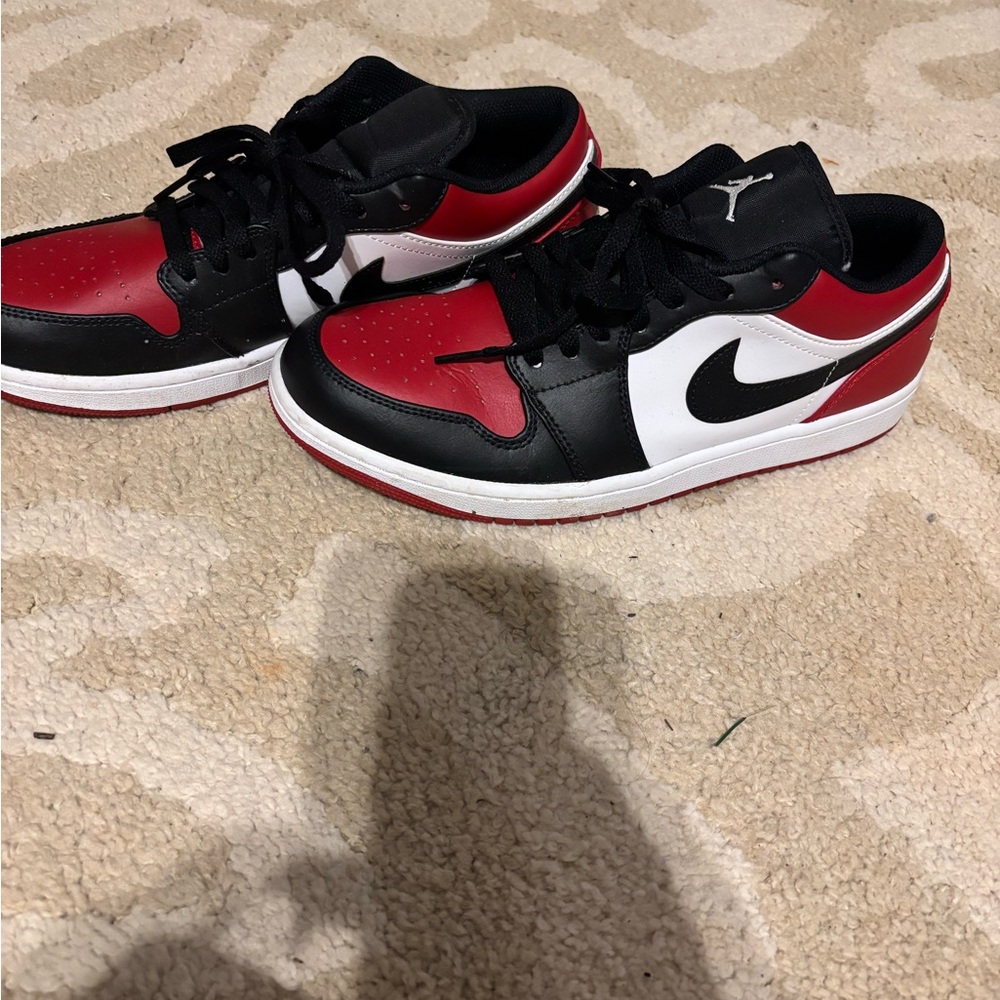 Nike Air Jordan Low Red Black White Sneakers